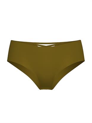 Lazer Kesim Askılı Cheeky Külot