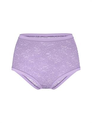 Lazer Kesim Dantelli Brief Külot