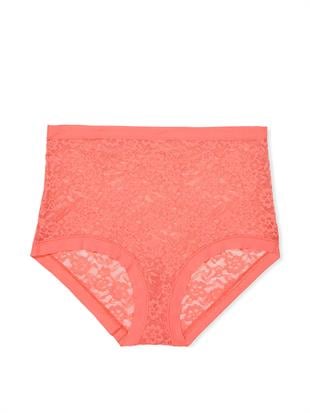 Lazer Kesim Dantelli Brief Külot