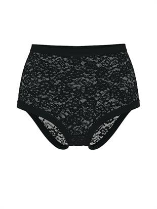 Lazer Kesim Dantelli Modern Brief Külot