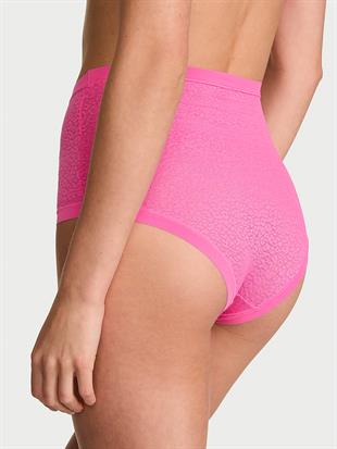 Lazer Kesim Leopar Dantelli Brief Külot