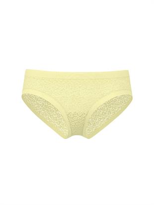 Lazer Kesim Leoparlı Dantelli Cheeky Külot