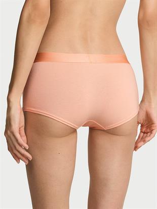 Logo Detaylı Kalpli Boyshort Külot