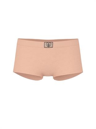 Logo Detaylı Kalpli Boyshort Külot