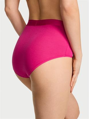 Logo Detaylı Kalpli Brief Külot