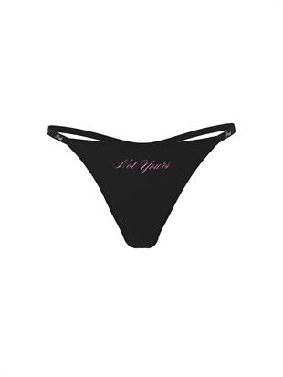 Logo Detaylı Pamuklu Scoop Tanga