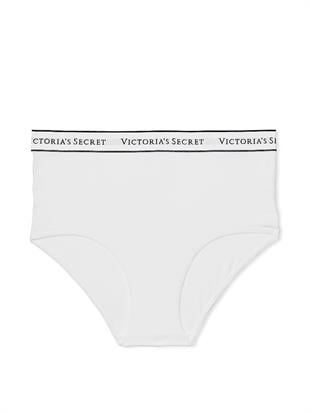 Logo Detaylı Pamuklu Yüksek Bel Külot