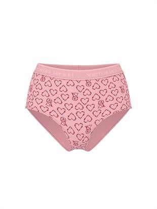 Logo Detaylı Pamuklu Yüksek Bel Külot