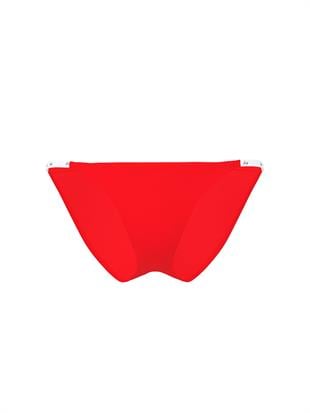 Logolu Pamuklu Askılı Bikini Külotu