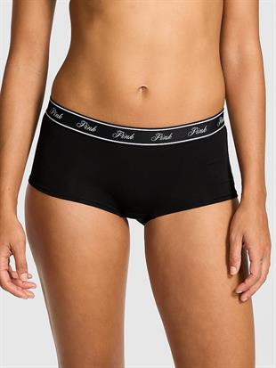 Logolu Pamuklu Boyshort Külot