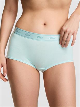 Logolu Pamuklu Boyshort Külot