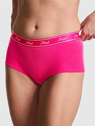 Logolu Pamuklu Boyshort Külot