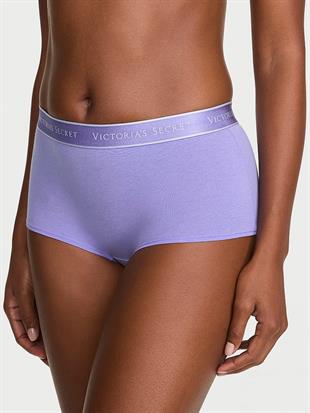 Logolu Pamuklu Boyshort Külot