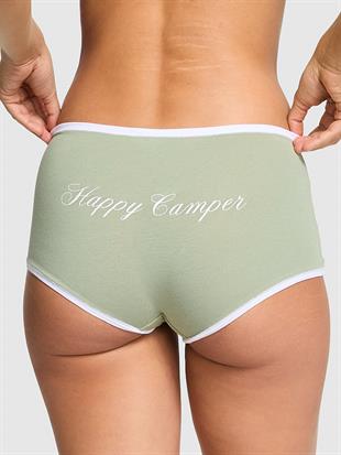 Logolu Pamuklu Boyshort Külot
