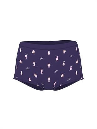 Logolu Pamuklu Boyshort Külot