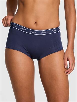 Logolu Pamuklu Boyshort Külot