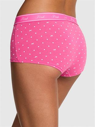 Logolu Pamuklu Boyshort Külot