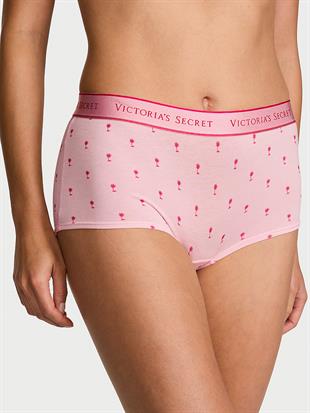 Logolu Pamuklu Boyshort Külot