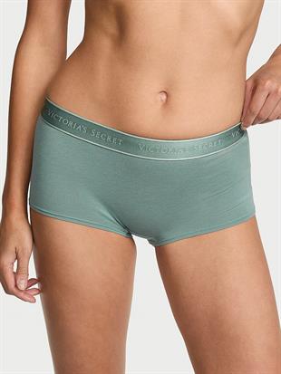 Logolu Pamuklu Boyshort Külot