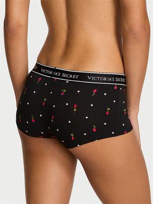 Logolu Pamuklu Boyshort Külot