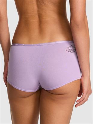 Logolu Pamuklu Boyshort Külot