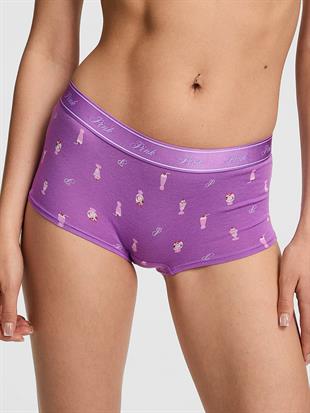 Logolu Pamuklu Boyshort Külot