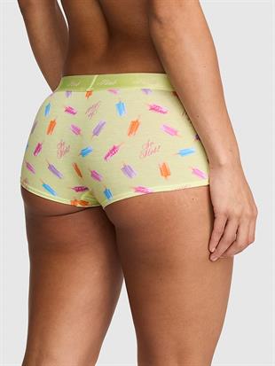 Logolu Pamuklu Boyshort Külot