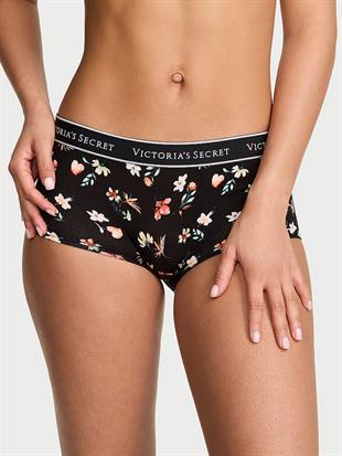 Logolu Pamuklu Boyshort Külot