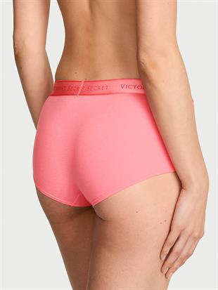Logolu Pamuklu Boyshort Külot