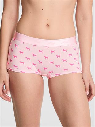 Logolu Pamuklu Boyshort Külot