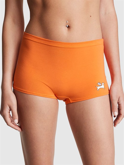 Logolu Pamuklu Boyshort Külot