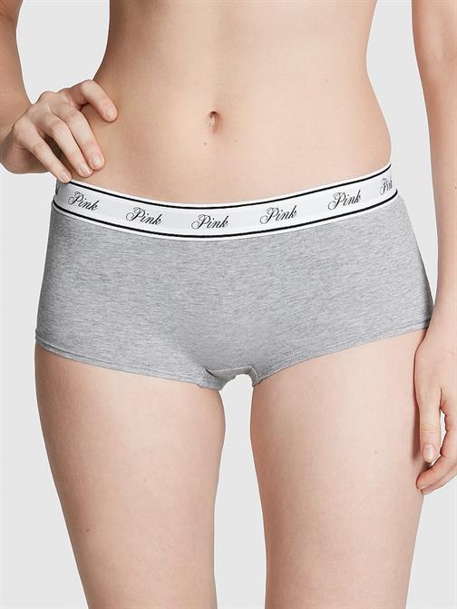 Logolu Pamuklu Boyshort Külot
