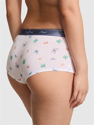 Logolu Pamuklu Boyshort Külot