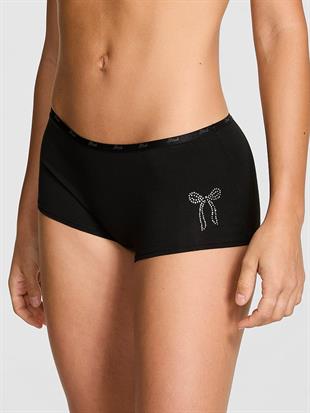 Logolu Pamuklu Boyshort Külot