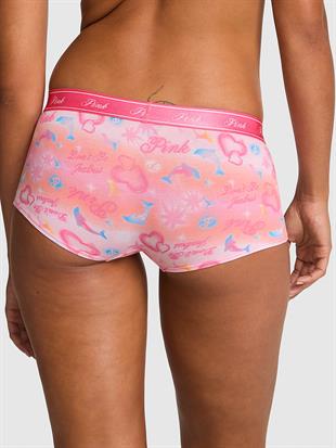 Logolu Pamuklu Boyshort Külot
