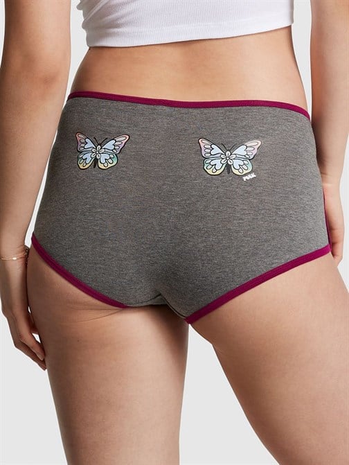 Logolu Pamuklu Boyshort Külot