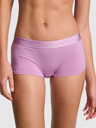 Logolu Pamuklu Boyshort Külot