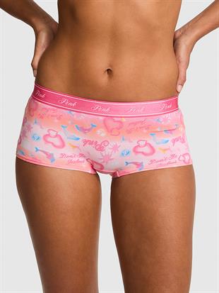 Logolu Pamuklu Boyshort Külot