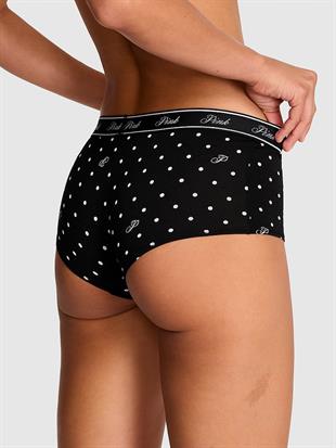 Logolu Pamuklu Boyshort Külot