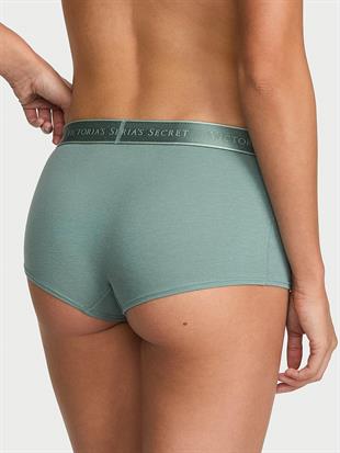 Logolu Pamuklu Boyshort Külot