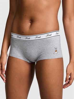 Logolu Pamuklu Boyshort Külot