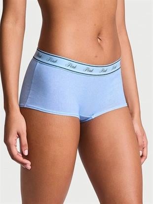 Logolu Pamuklu Boyshort Külot