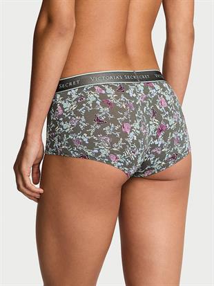 Logolu Pamuklu Boyshort Külot