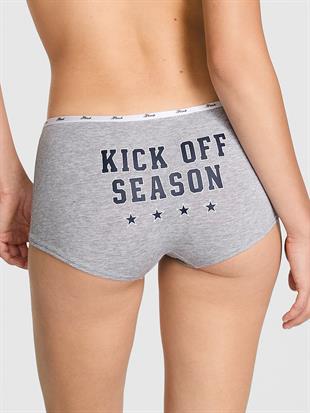 Logolu Pamuklu Boyshort Külot