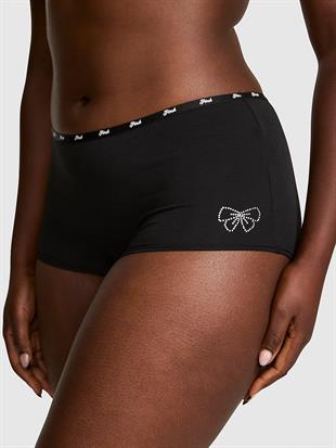 Logolu Pamuklu Boyshort Külot