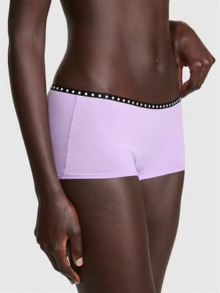 Logolu Pamuklu Boyshort Külot