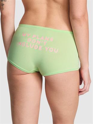 Logolu Pamuklu Boyshort Külot