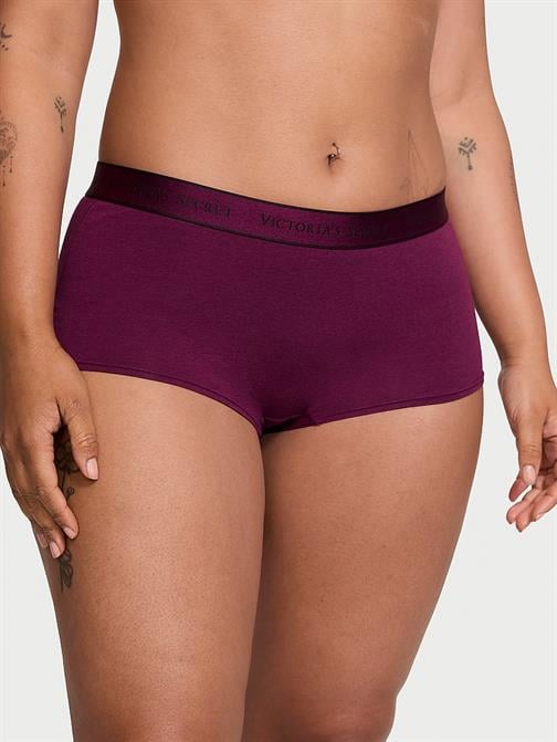 Logolu Pamuklu Boyshort Külot
