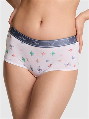Logolu Pamuklu Boyshort Külot