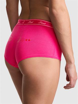 Logolu Pamuklu Boyshort Külot